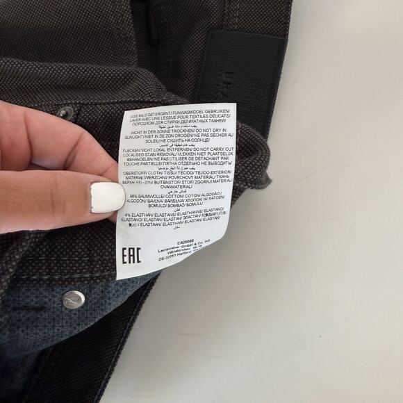 BRAX Mens Cooper Fancy Regular Pants Brown Black - Size 33x30 - Picture 11 of 13